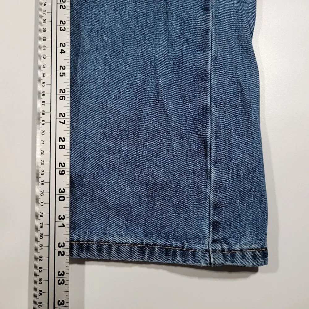 Men's Levis 505 Jeans 38x32‎ (36x32) Dark Wash Straight Leg Regular Fit Red Tab